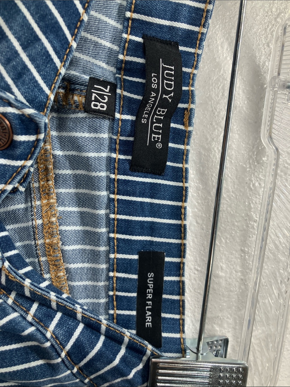 Judy Blue Ultra High Rise Super Flare Jeans - Picture 3 of 7